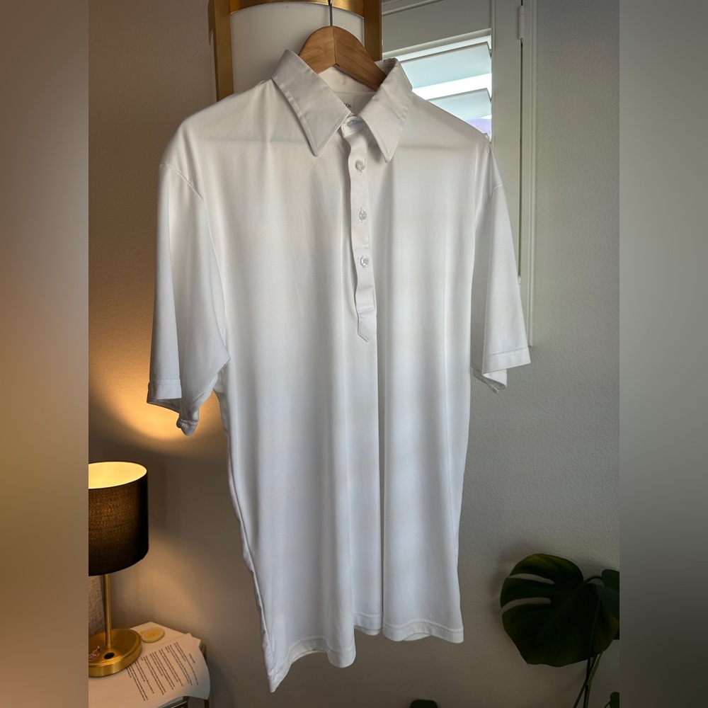 Collars & Co Original Dress Collar Polo Shirt Solid White XL Good used condition